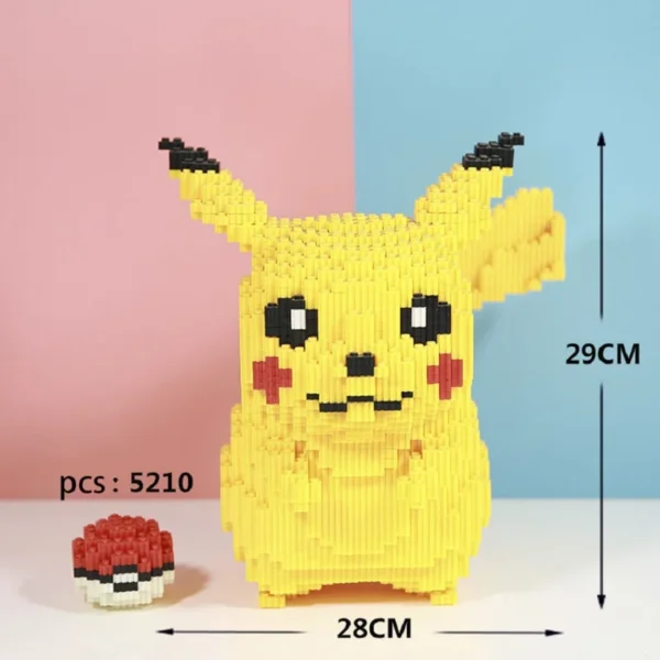 Pikachu With Pokeball Building Blocks 5210pcs - Image 2