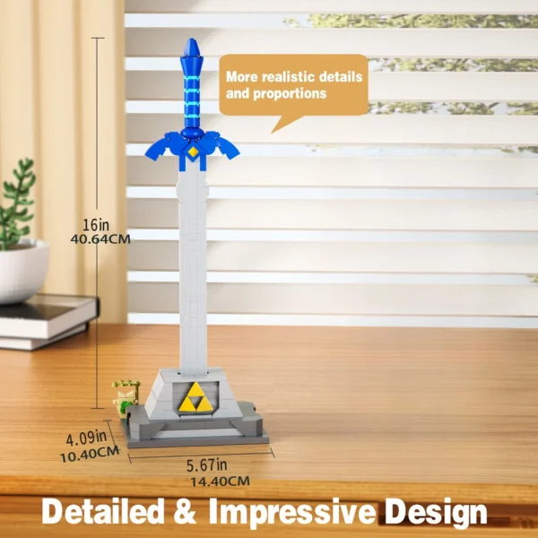 Master Sword Creative Building Block Toy Set (290PCS) - Image 5