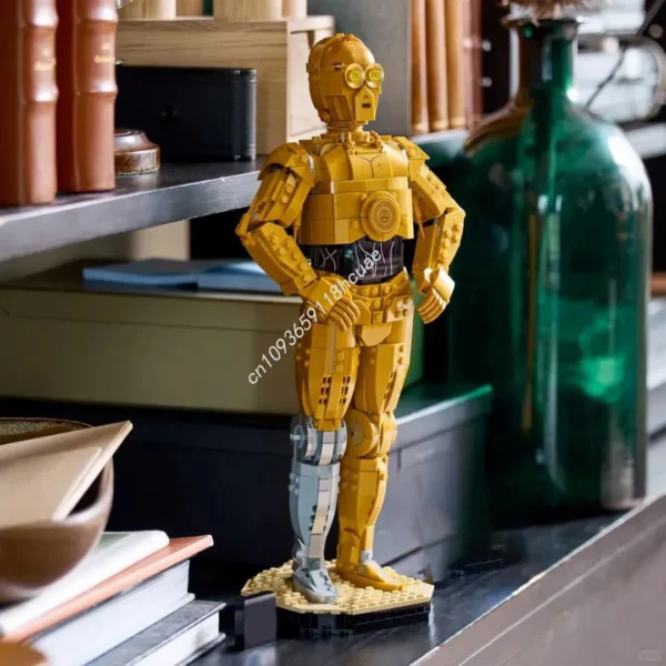 Moc 1140pcs Star Battle C-3PO Droid Figure